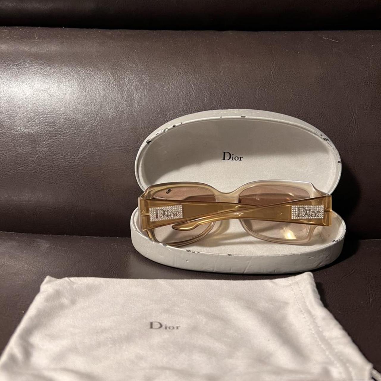 christian dior yellow sunglasses