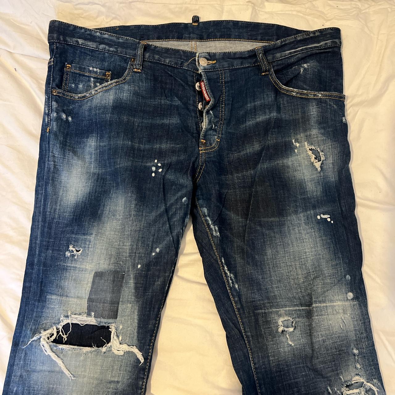 dsquared distressed jeans