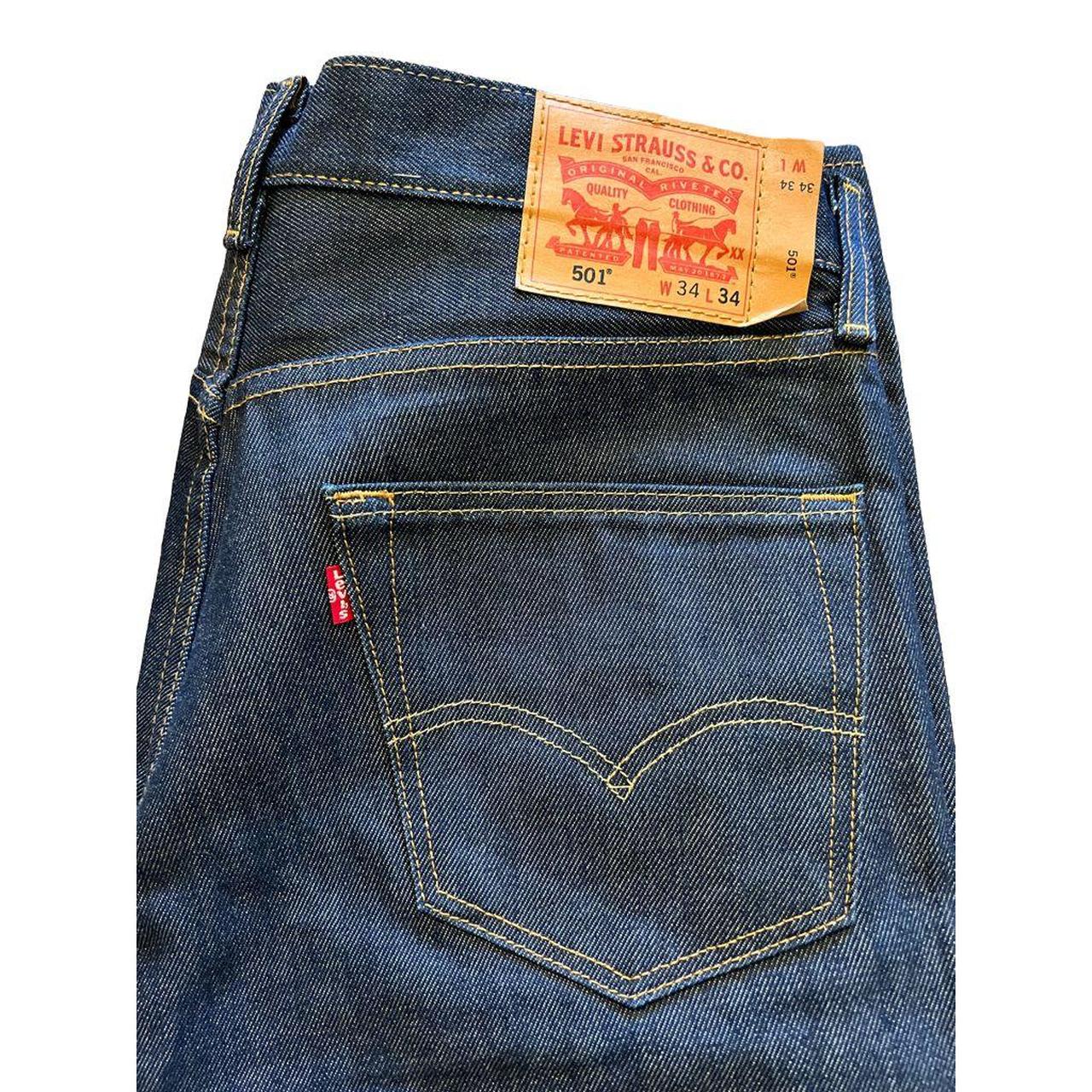 Brand: Levi’s Size: 34x34 Color: dark wash... - Depop