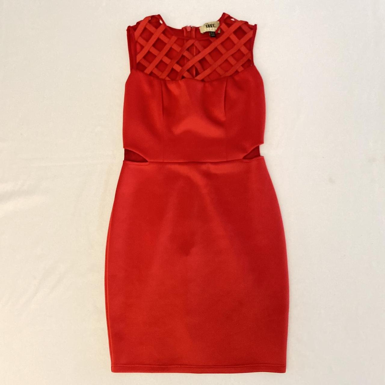 Fleur East by Lipsy London red cut out Depop