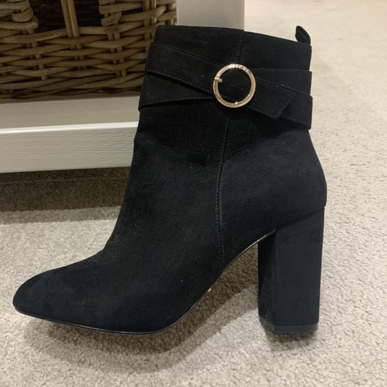 Brand new Lipsy London black suede boots. Never worn! - Depop