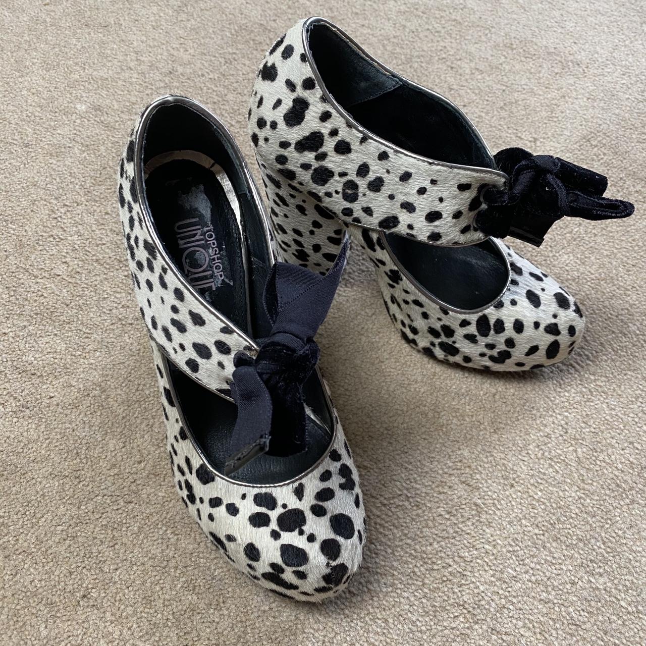 Polka dot 2024 heels topshop