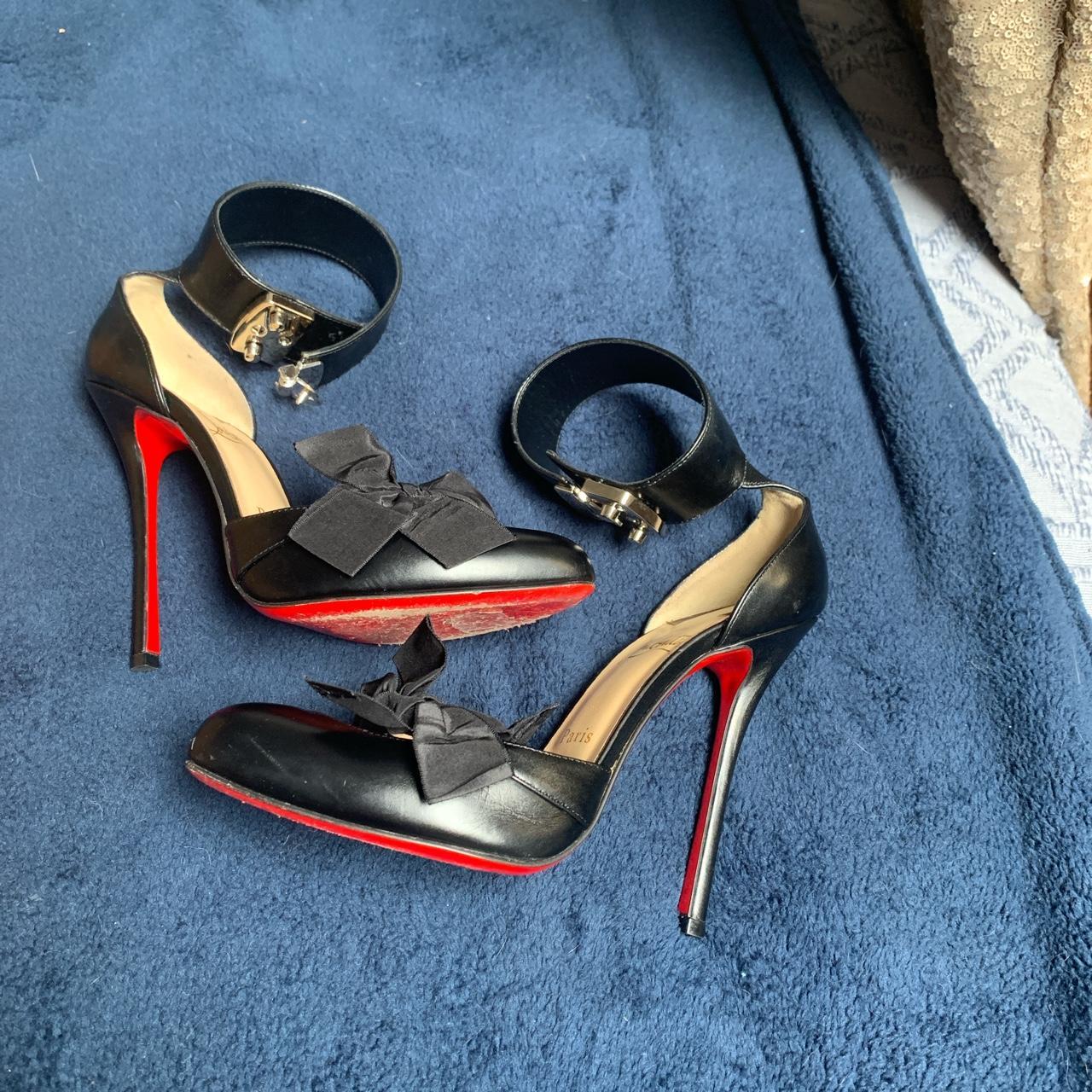 Red bottom Louboutin heels! Size 39 only worn once ❤️ - Depop