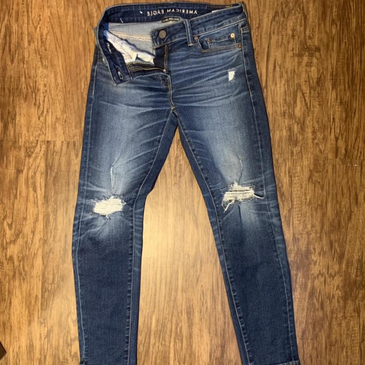 American Eagle Outfitters Super Skinny Jeans... - Depop