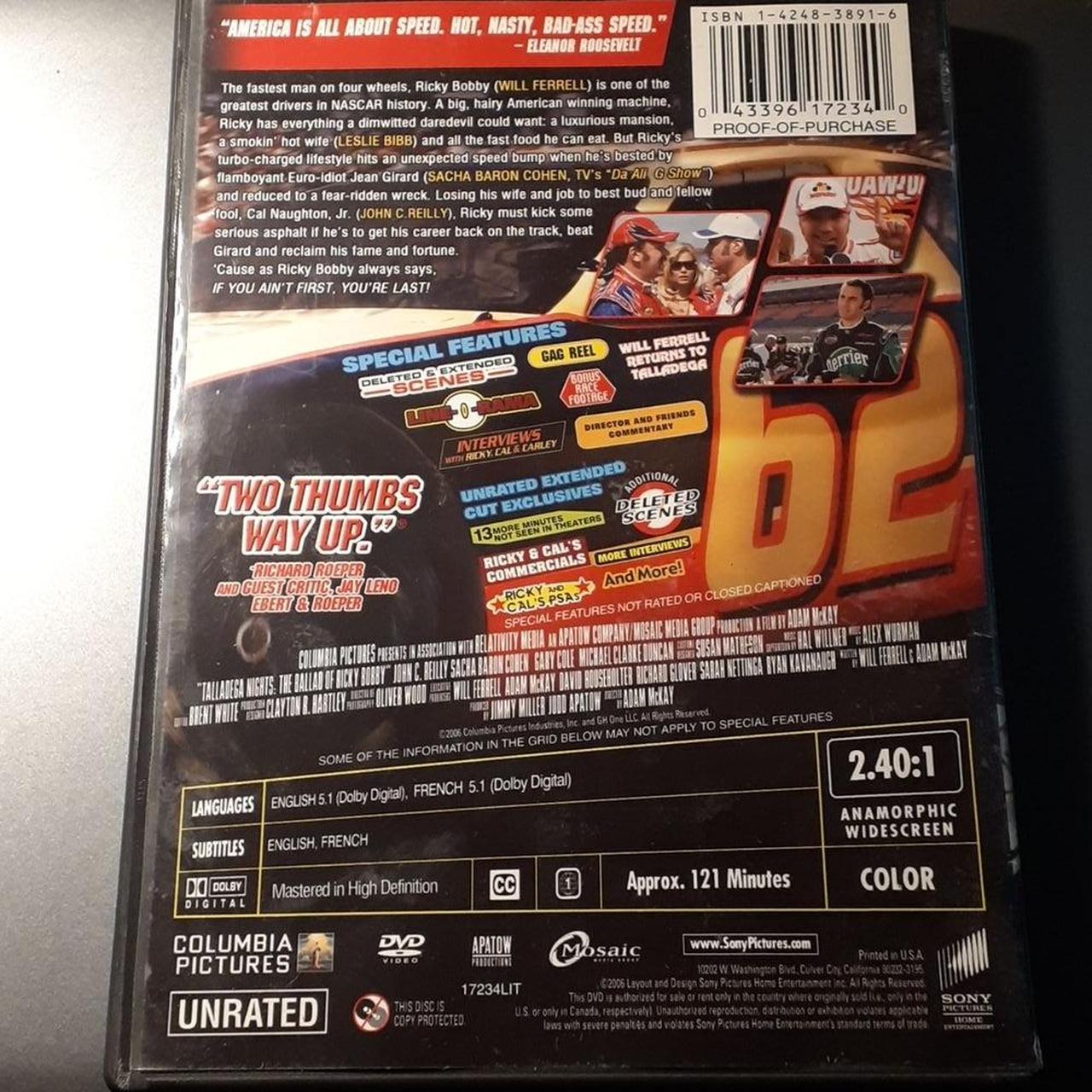 Talladega nights dvd movie. pre-owned #Movie #Dvd - Depop