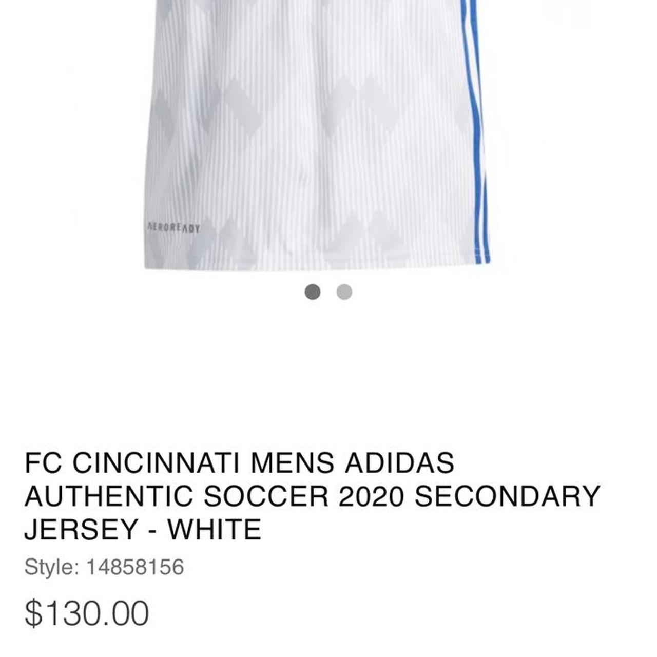 2020 2021 FC Cincinnati soccer jersey adidas authentic medium mls