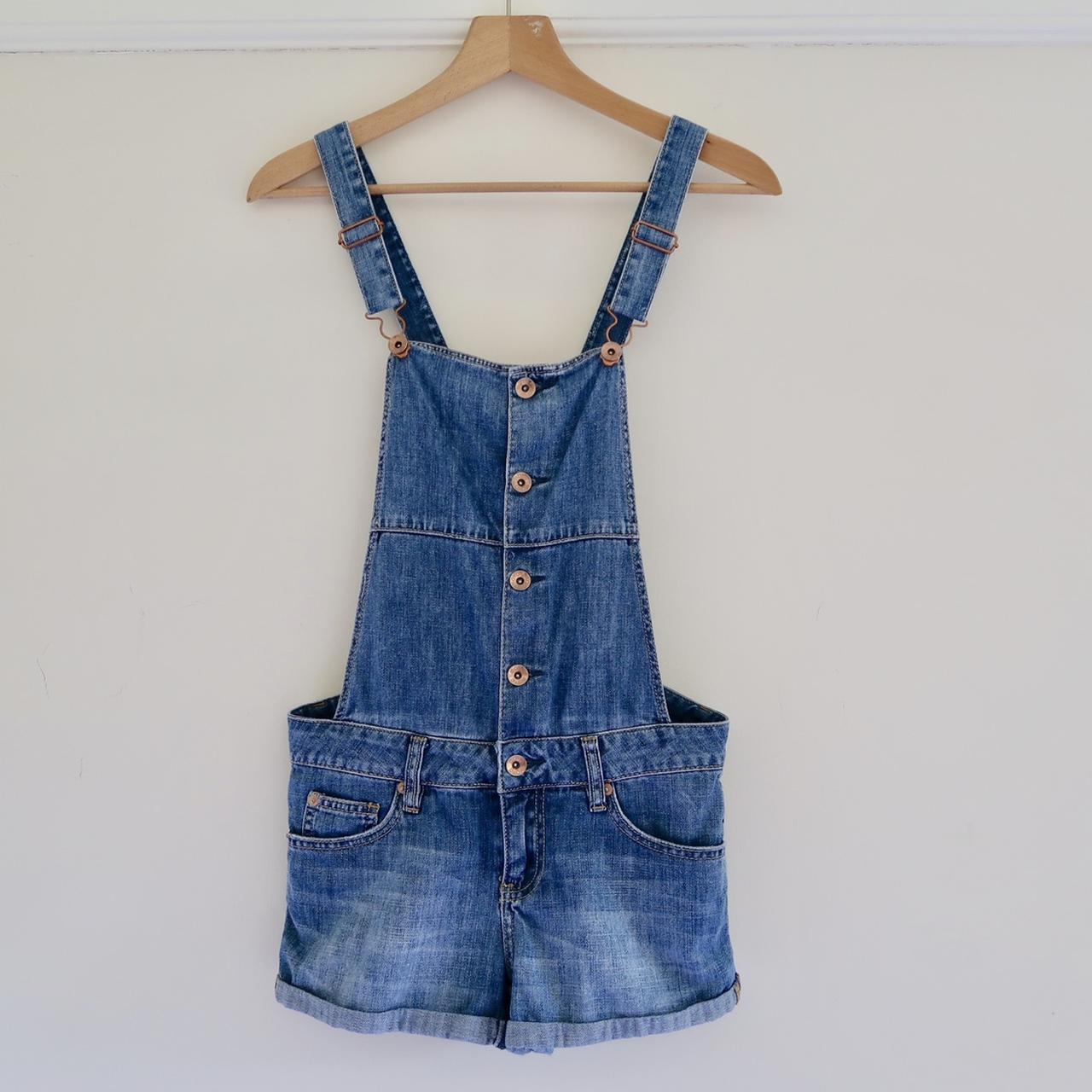 TOPSHOP MOTO DENIM DUNGAREES | SIZE W26” | GREAT... - Depop