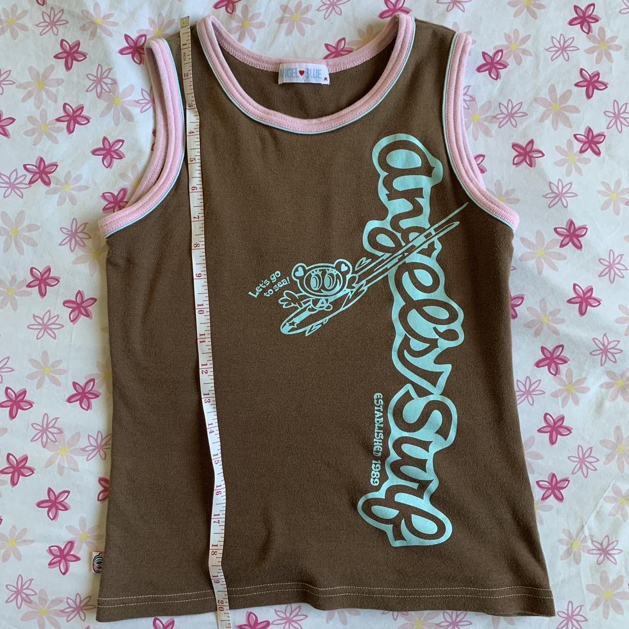 authentic angel blue japan contrasting summer ringer... Depop