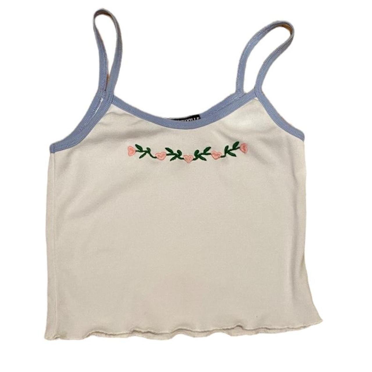 Brandy Melville Crop Skylar Tank Size XS Original... Depop