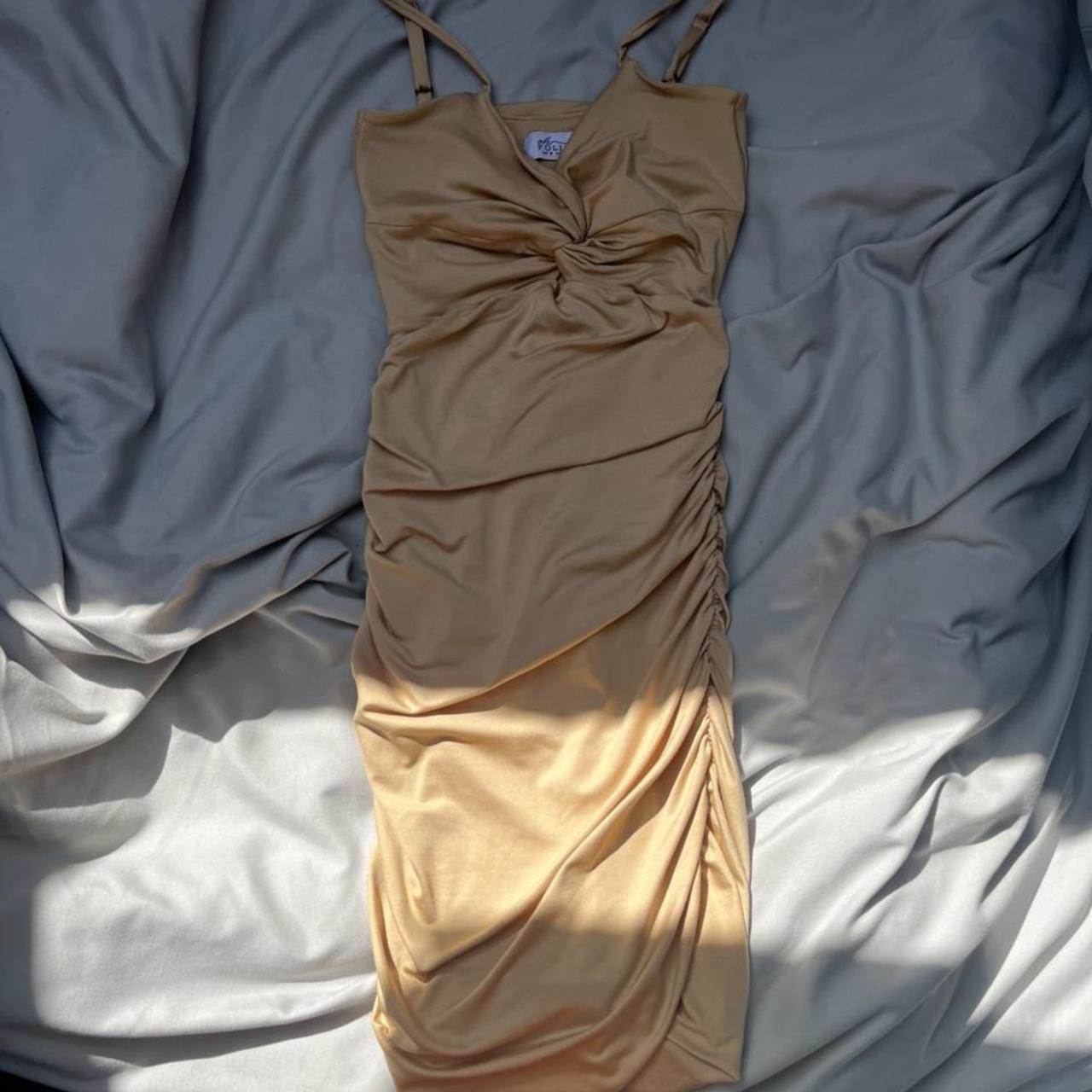 Selling an Oh Polly ONLY FOOLS ruche in bodycon