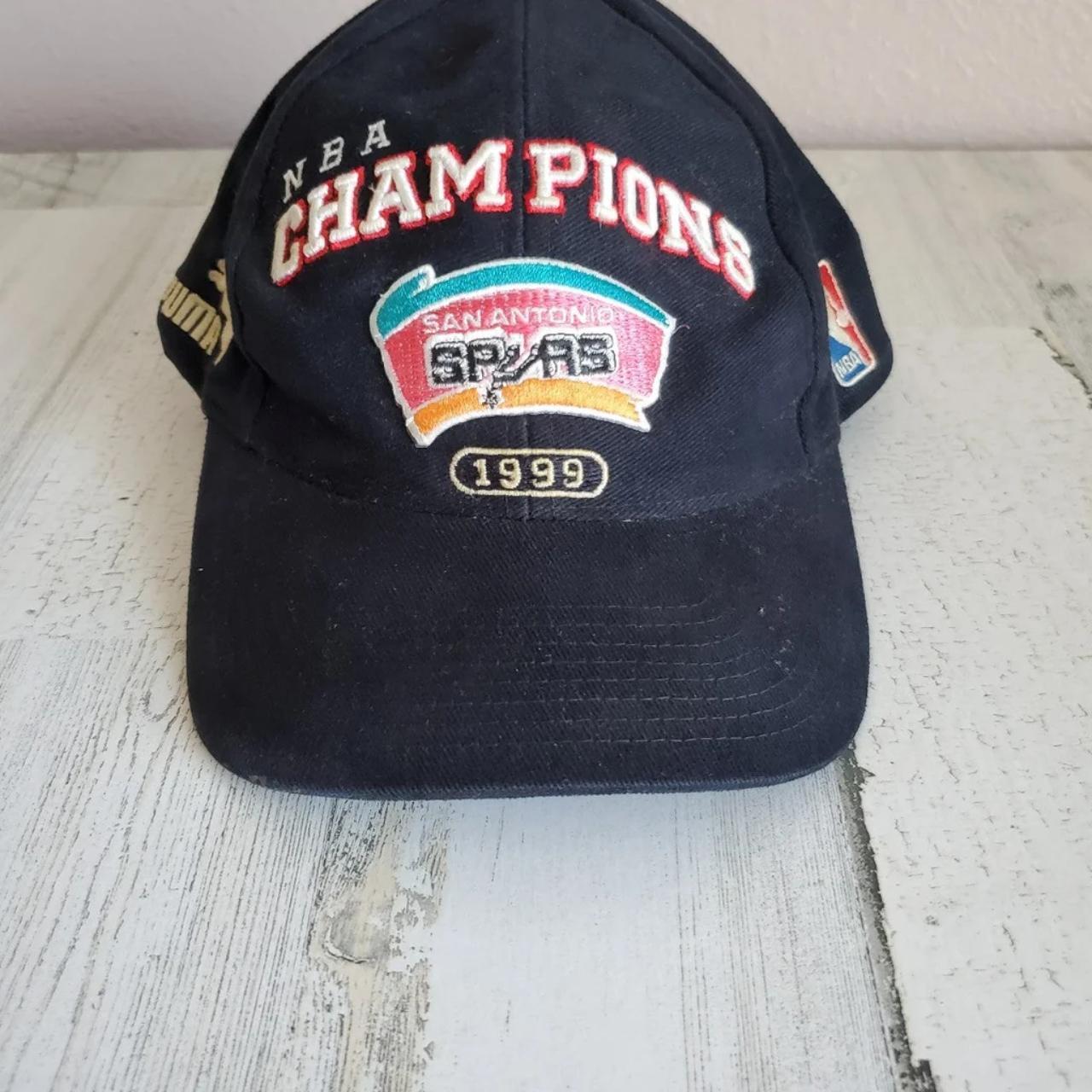 90s Vintage San Antonio Spurs Hat Logo Athletic 1999... Depop