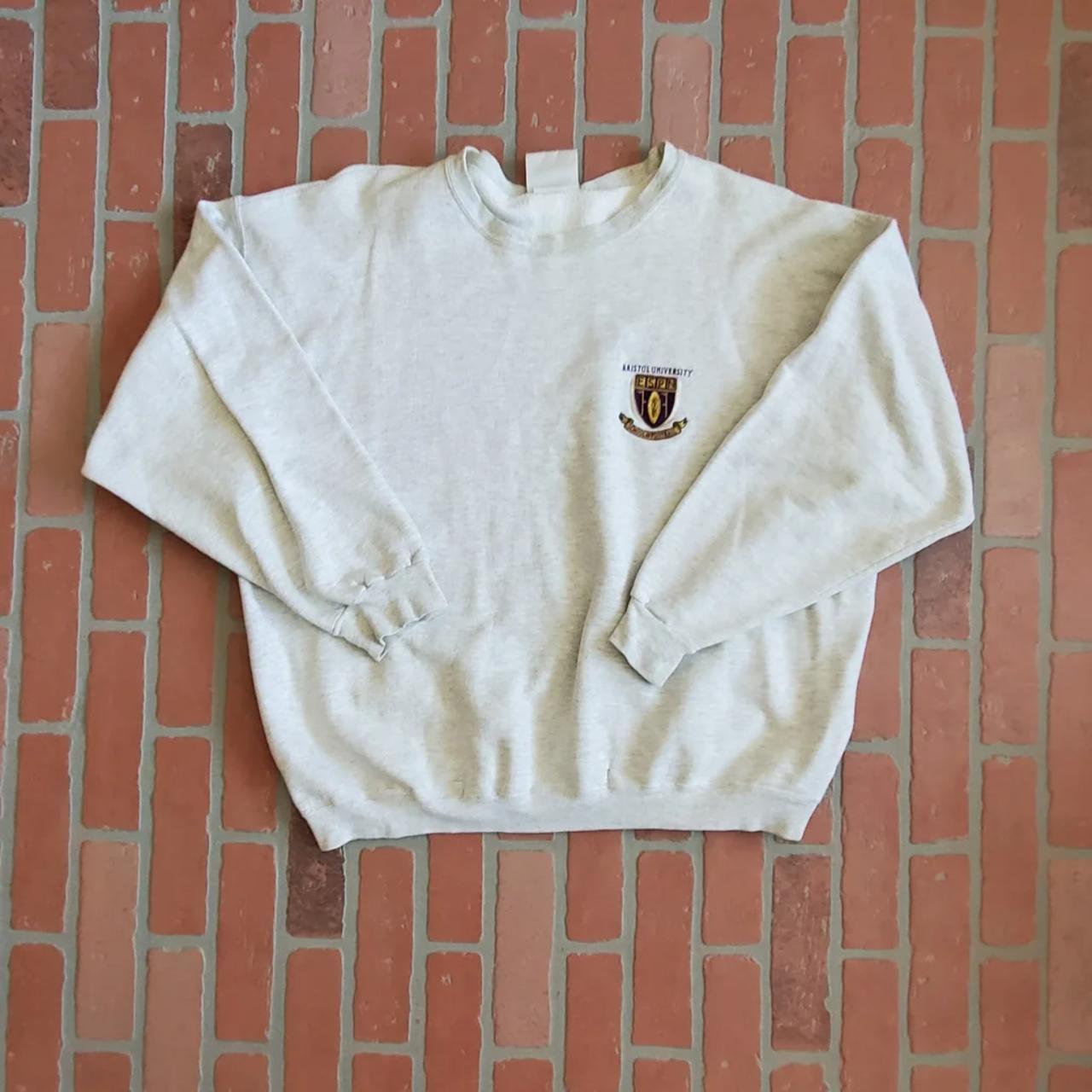 Vintage bristol university sweatshirt jumper... Depop