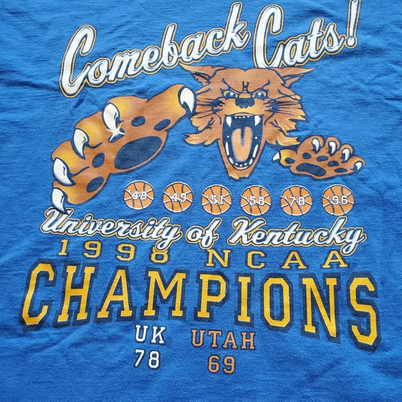Comeback Cats” University of Kentucky ‘98 Champions... Depop