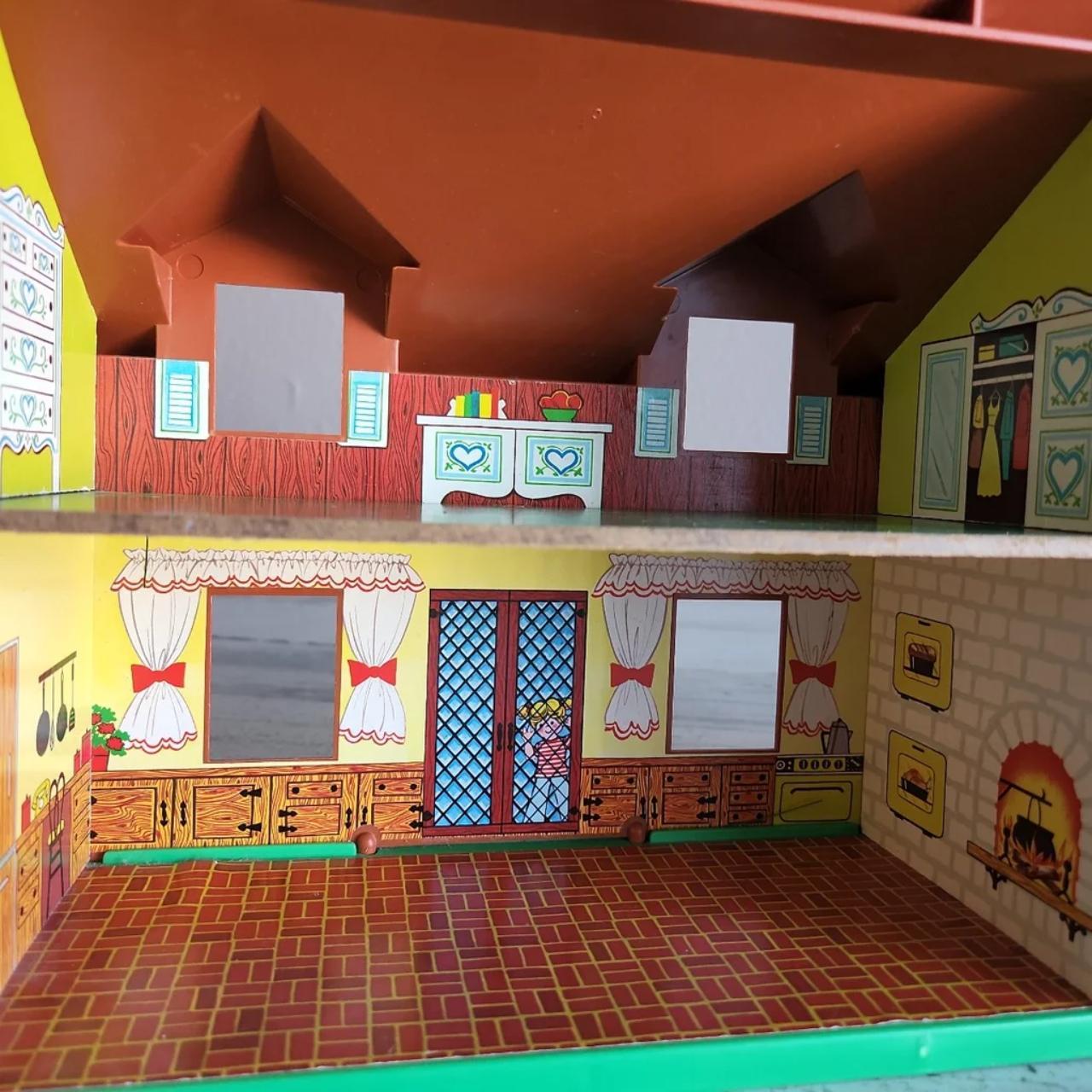 Vintage 60's Fisher Price House Playset and... Depop