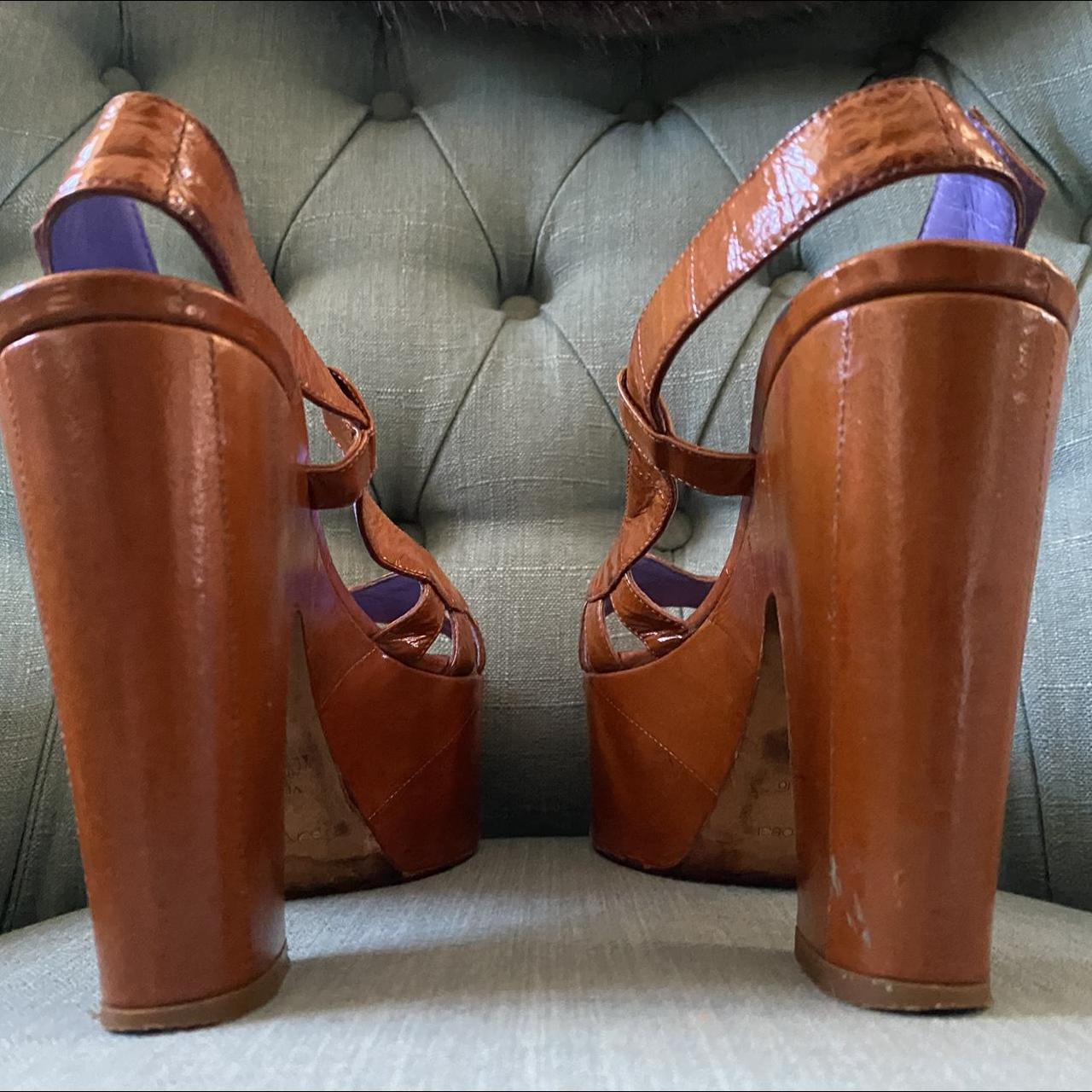 Product Image 3 - Sergio Rossi platform tan sandals.