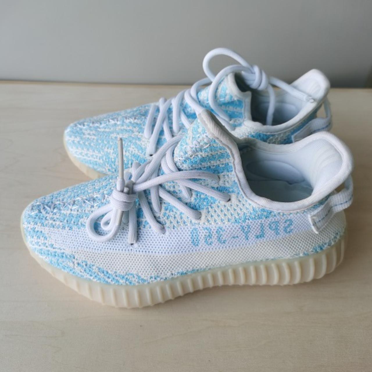 adidas yeezy BOOST 350 V2 kids shoes blue SIZE