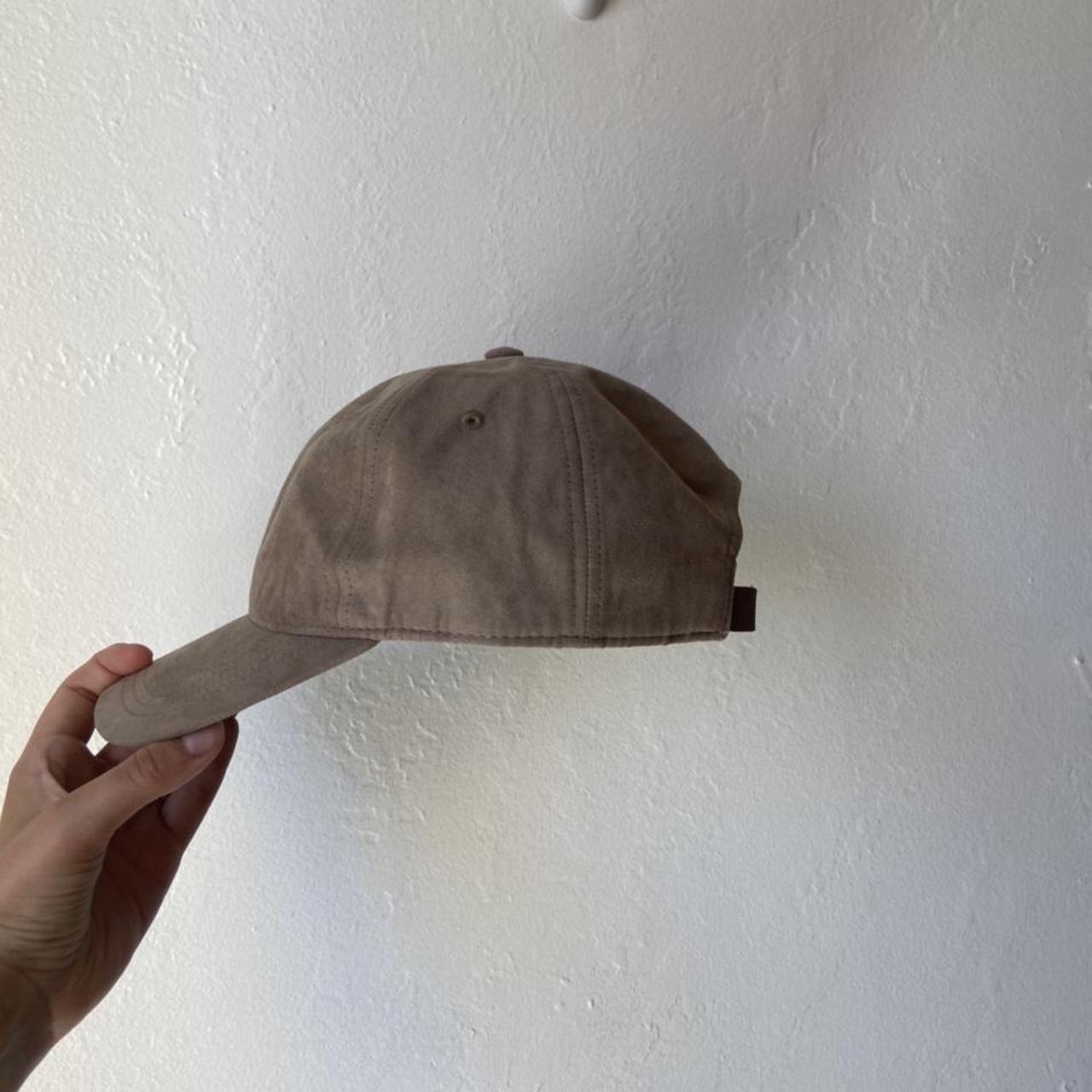 Light brown color cap with an adjustable leather... - Depop