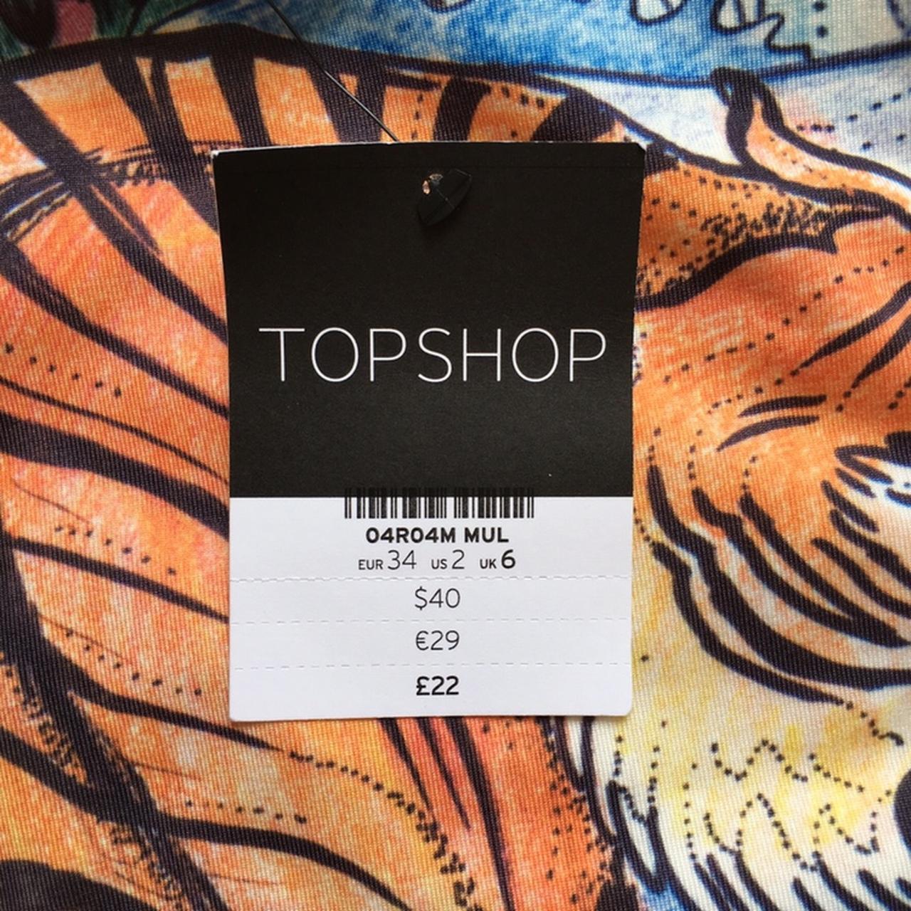 Coolest tiger print bodysuit from Topshop Size 6 but - Depop