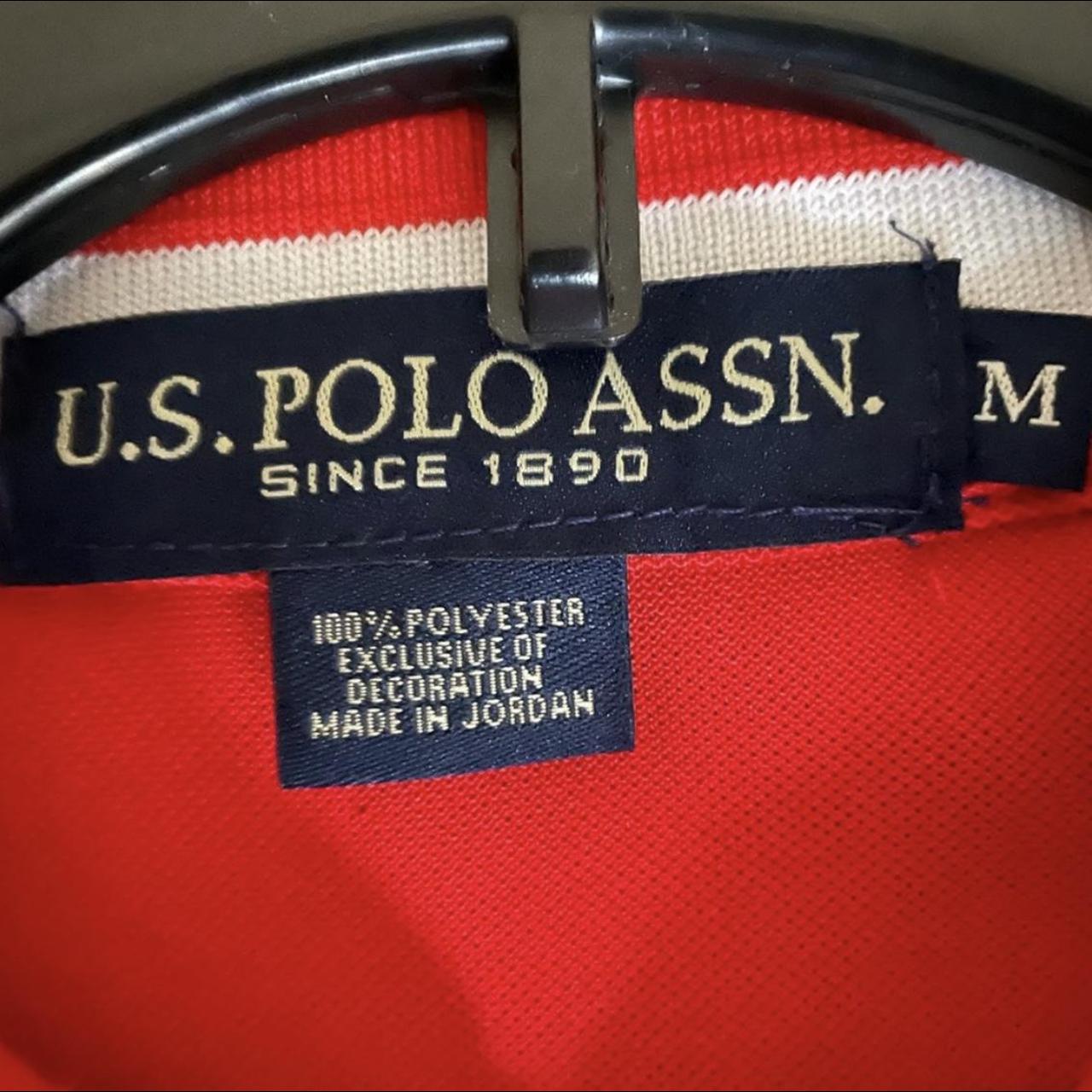 U.S. Polo Assn. Men's Orange and Navy Polo-shirts (3)