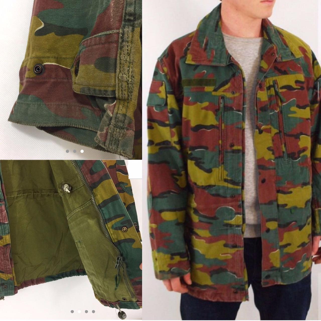 Genuine Belgian Army Combat Parka Jacket In M90 Depop