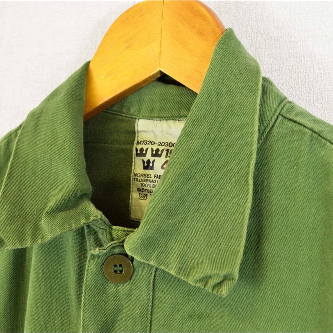 Men's Green and Khaki Shirt | Depop