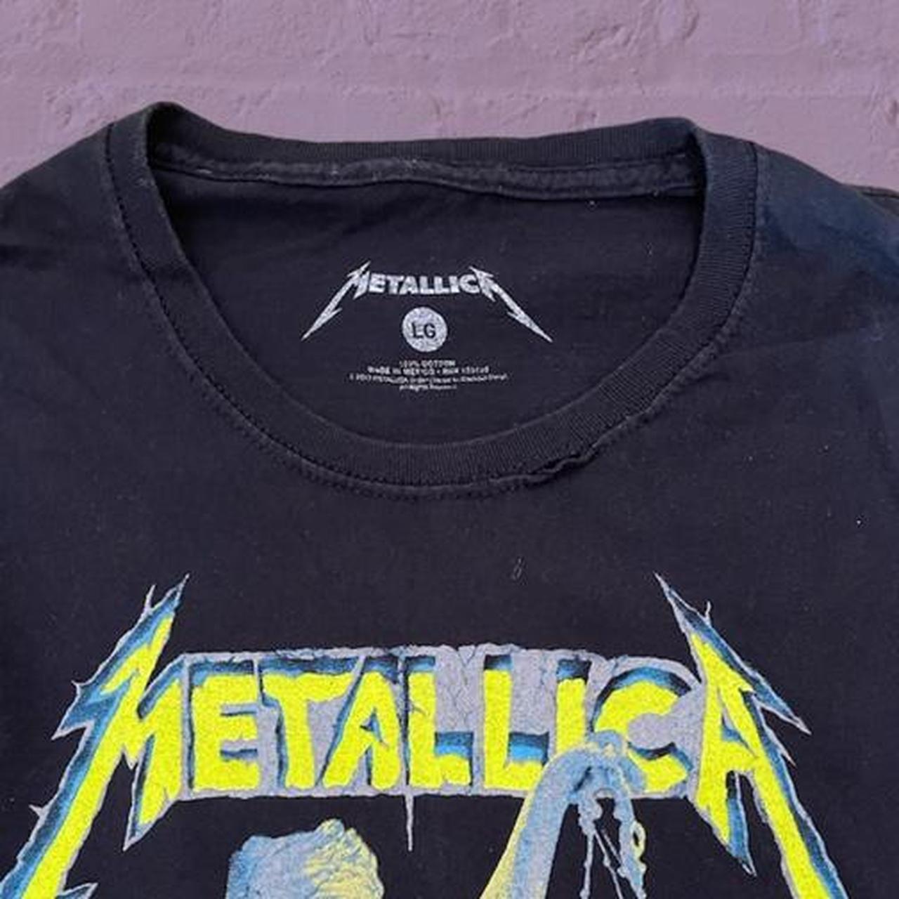 Official Metallica band t-shirt, sleeves have been... - Depop