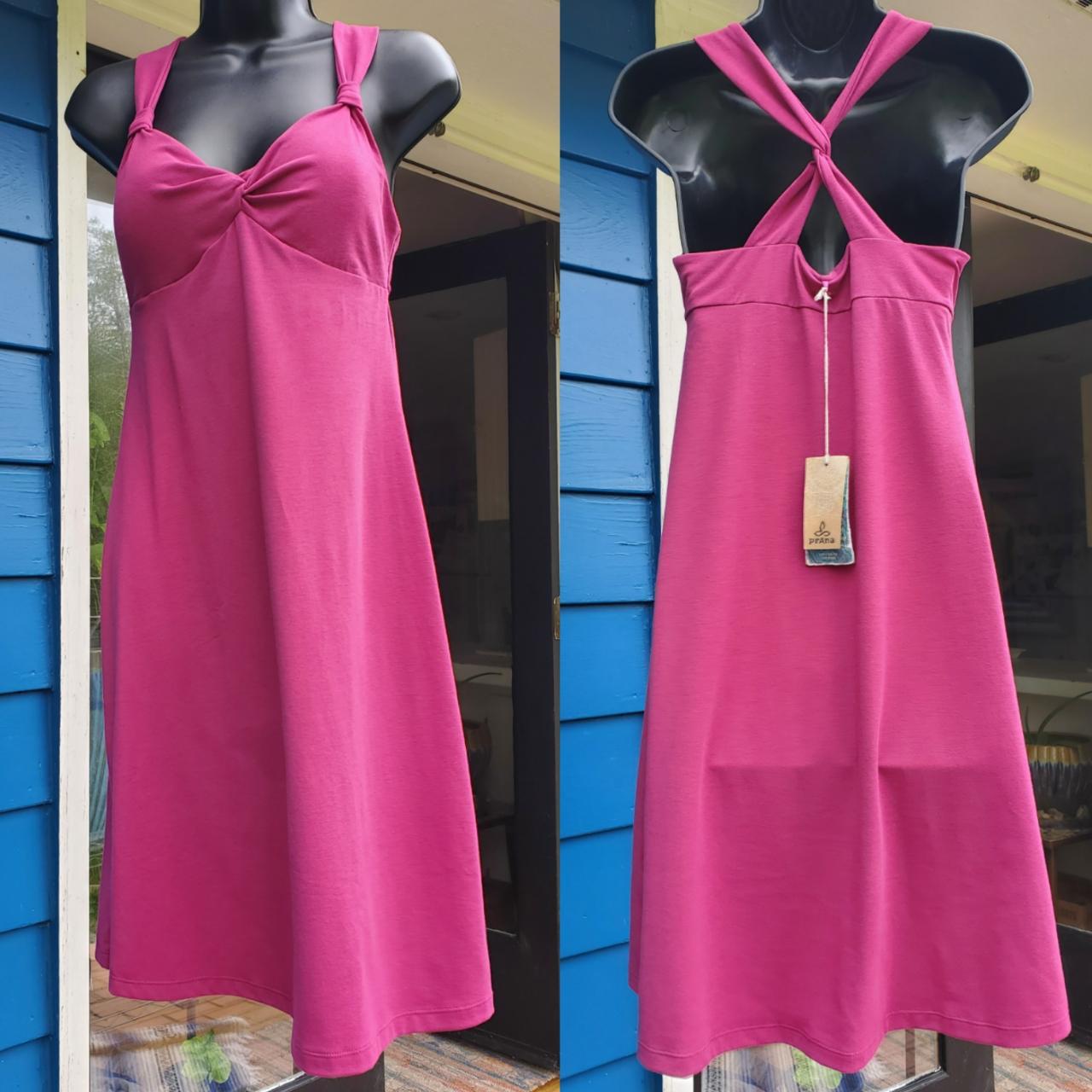 Prana, Dresses, Prana Dress Size Medium Pink Built In Bra