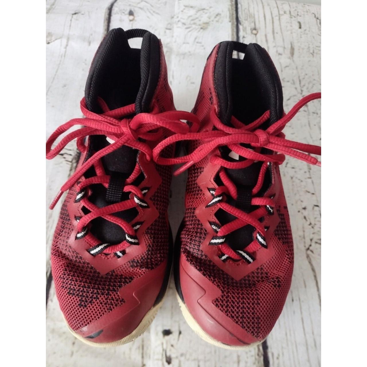 Under Armour BGS Lightning 4 Red Black Basketball... Depop