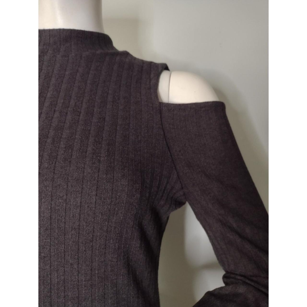 White House Black Market Cold Shoulder Sweater Dress - Depop