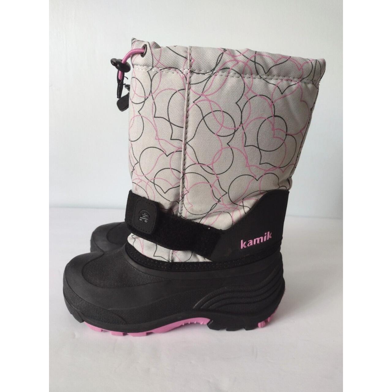 Kamik Waterproof Snow Boots Youth Girls Size 1... Depop