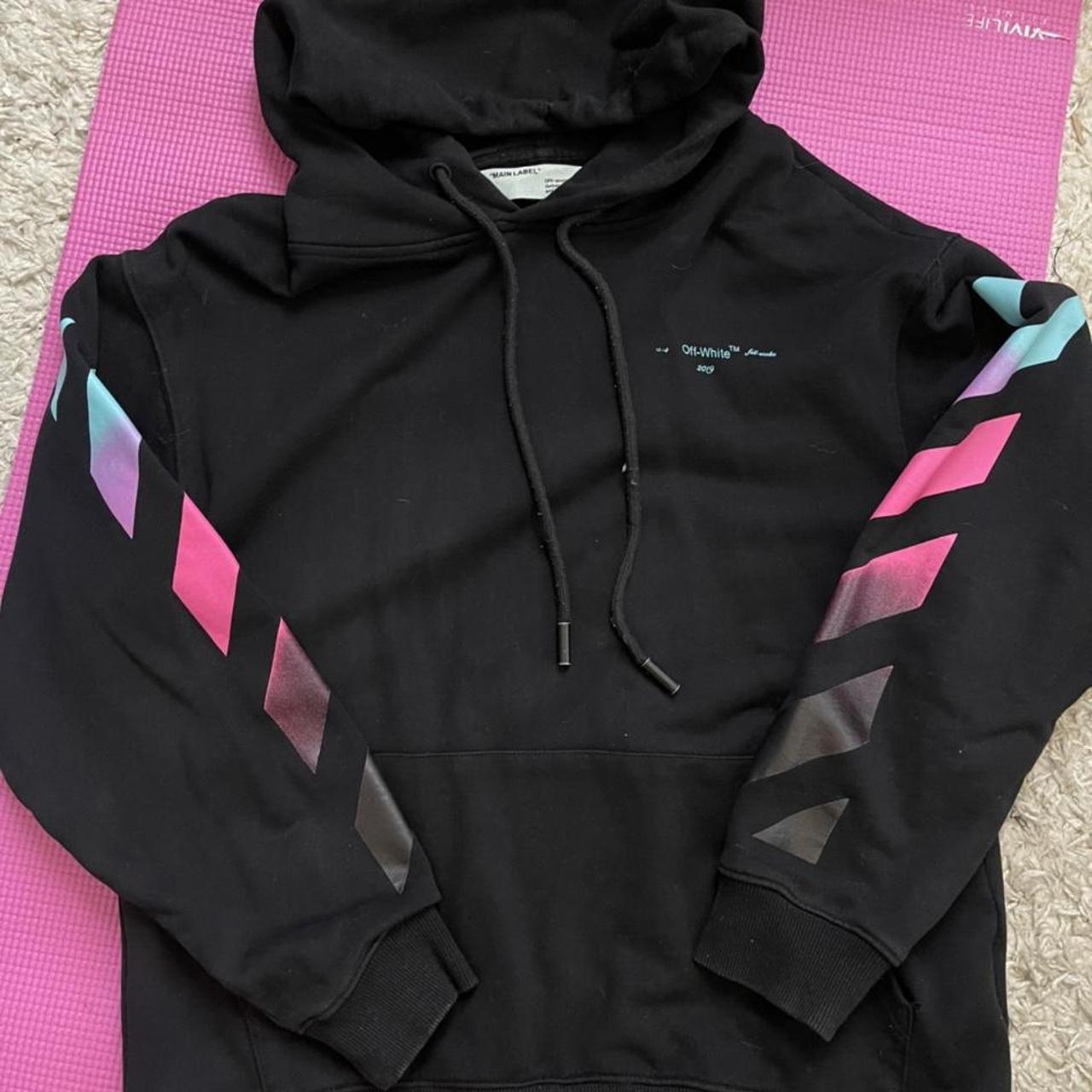 Off white pink hoodie online