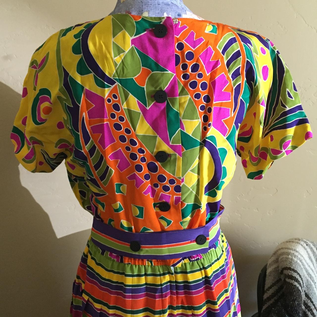 Saks Fifth Avenue Women's Multi Dress | Depop