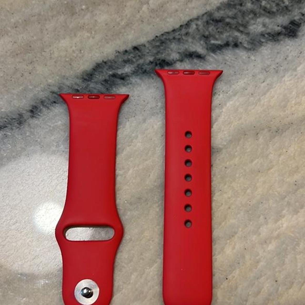 project-red-apple-watch-bands-40mm-s-m-never-depop