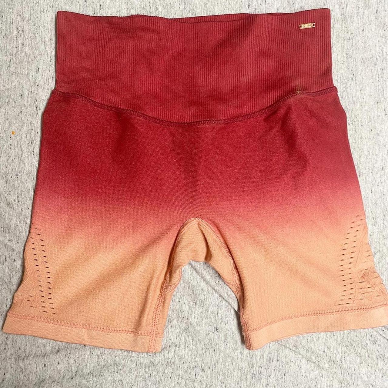 biker shorts from pink