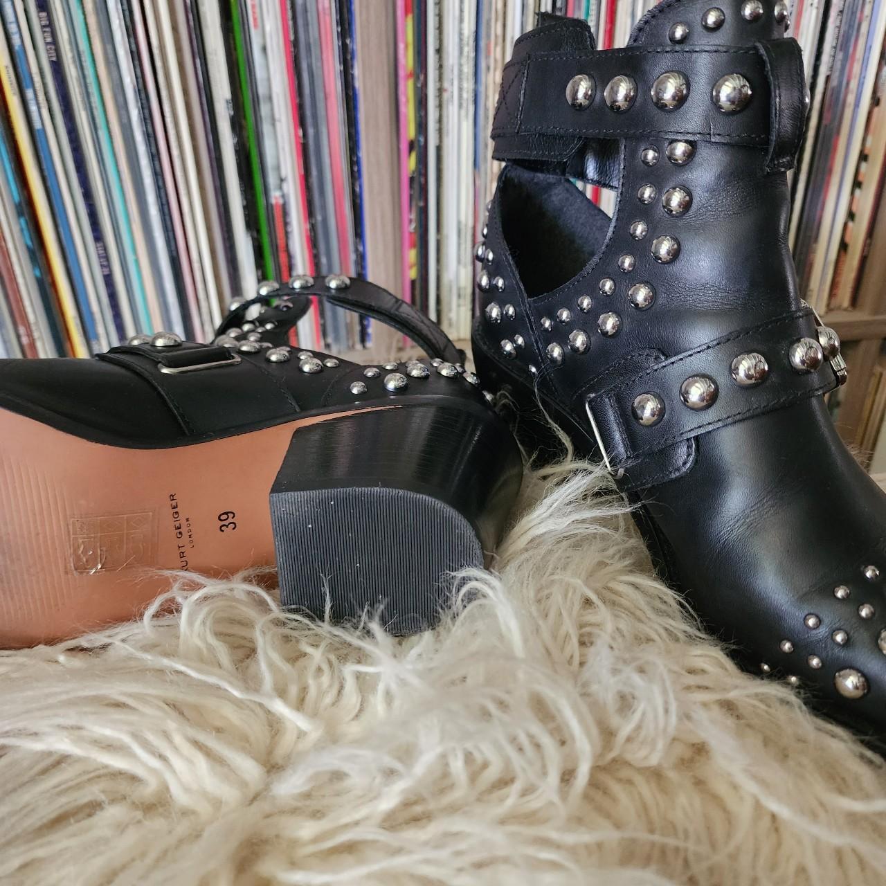 Kurt Geiger Women's Black and Silver Boots (2)