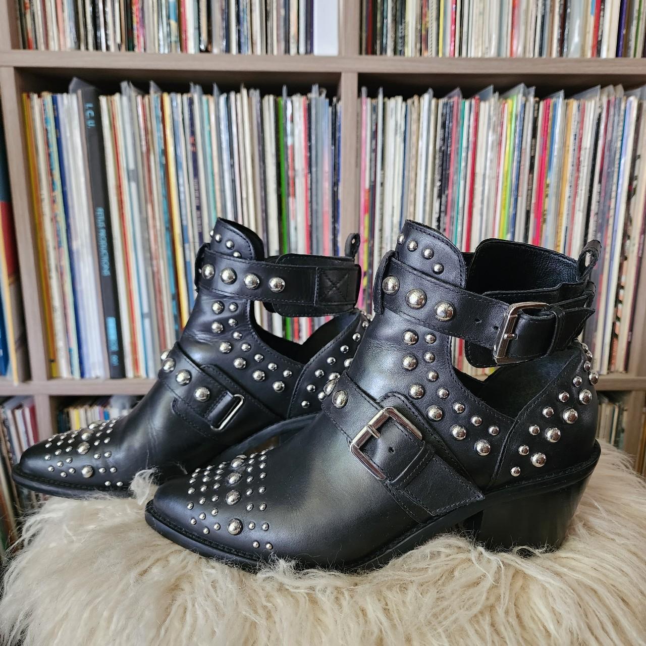 Kurt Geiger Women's Black and Silver Boots (3)