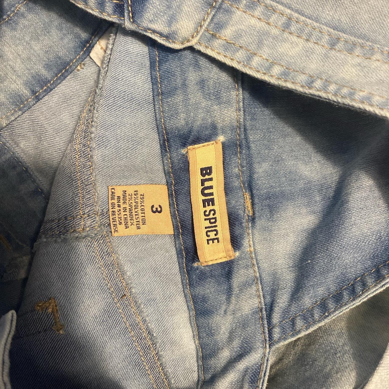 JCPenney Women's Blue and Navy Dungareesoveralls Depop