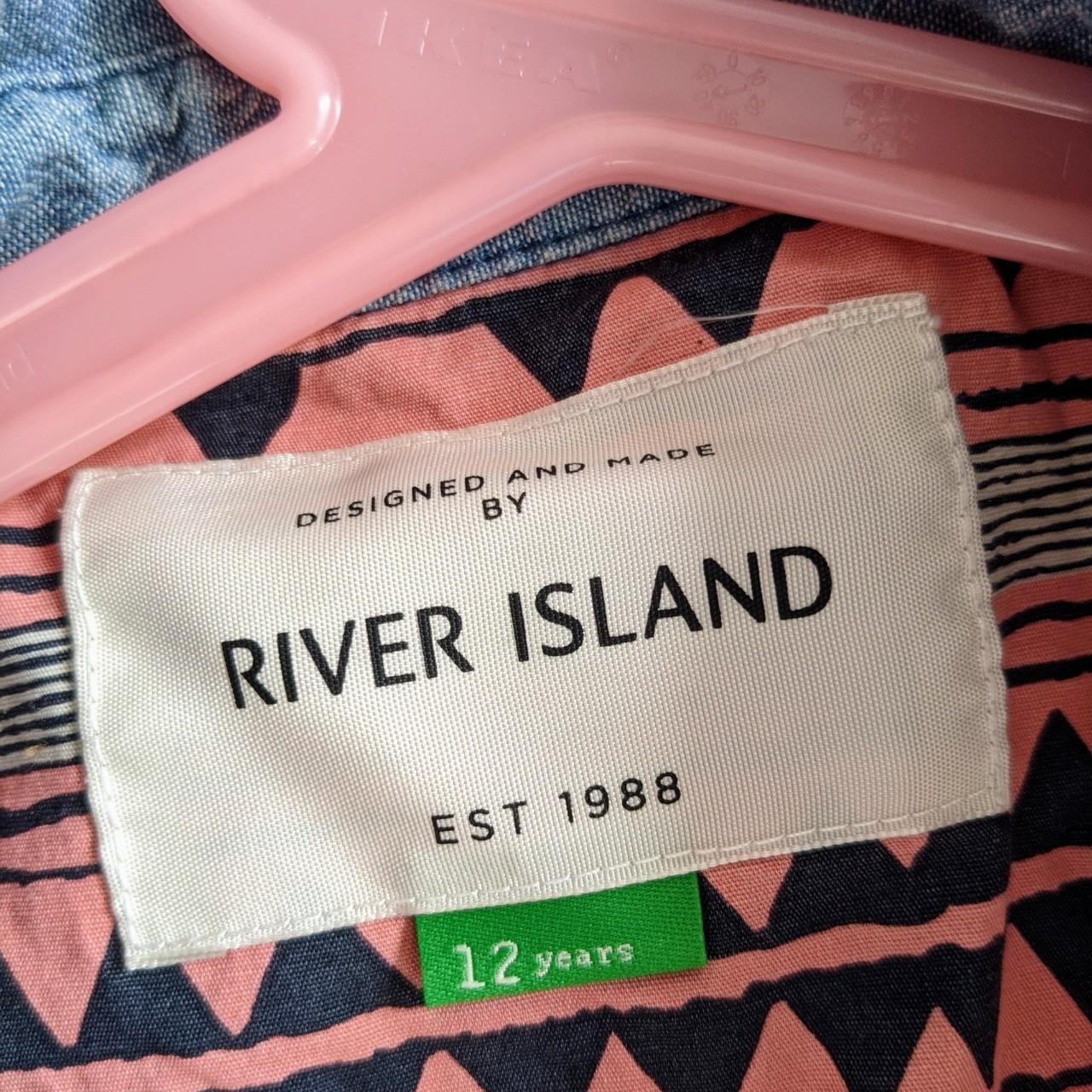 River Island aged 12 years shirt, good fit for small... - Depop