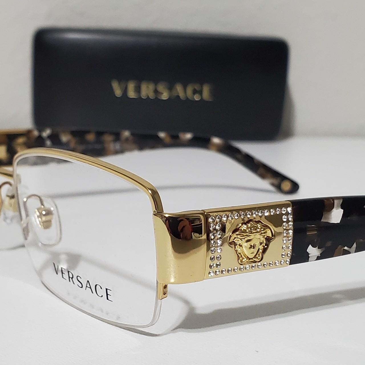 versace silver glasses