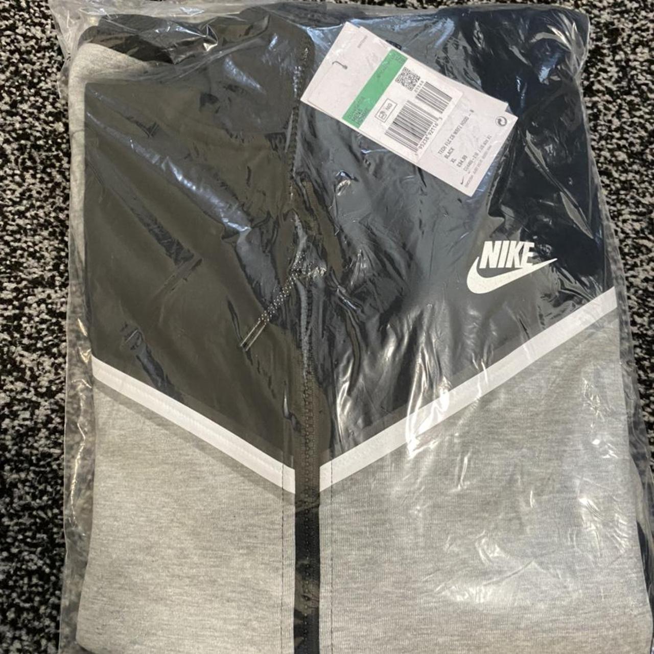 Nike Tech Fleece Hoodie Black Grey Brand New XL #uk... - Depop