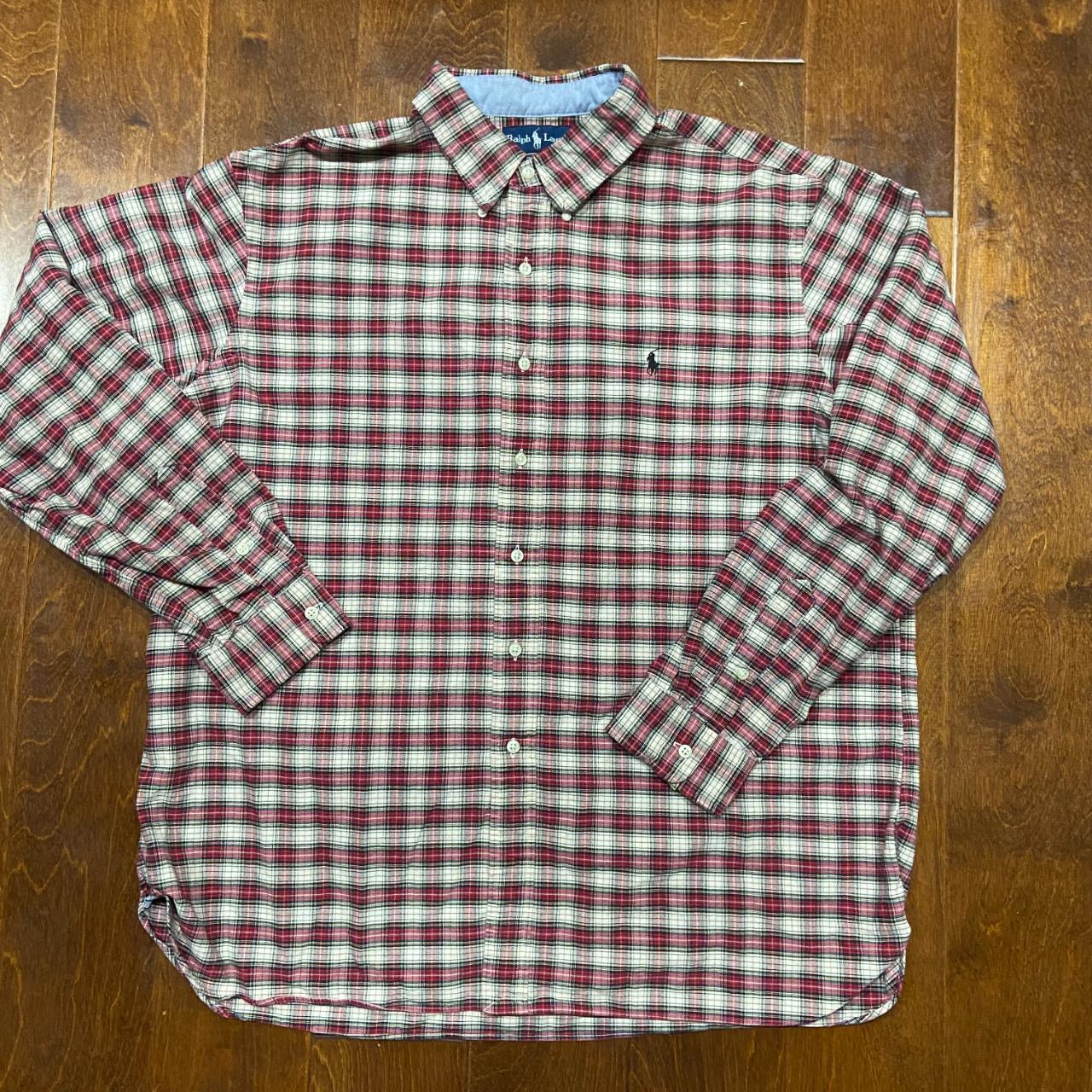 Vintage 80's Polo selling Ralph Lauren Plaid XXL