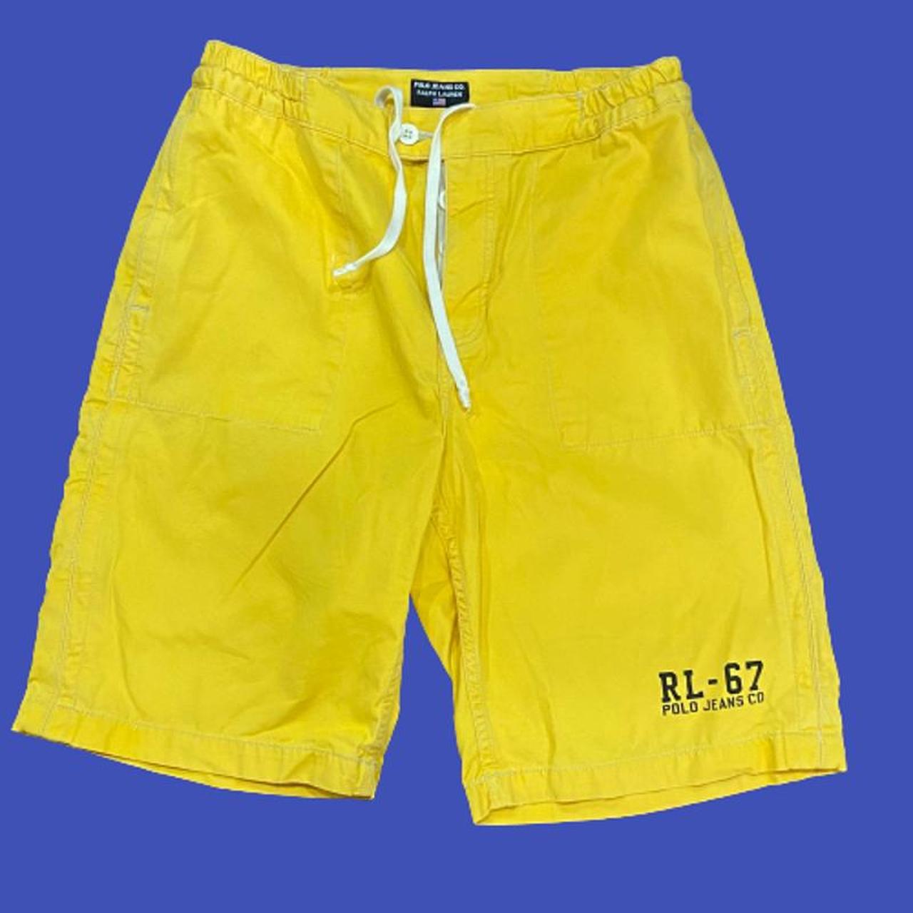 Men's Yellow Shorts Depop