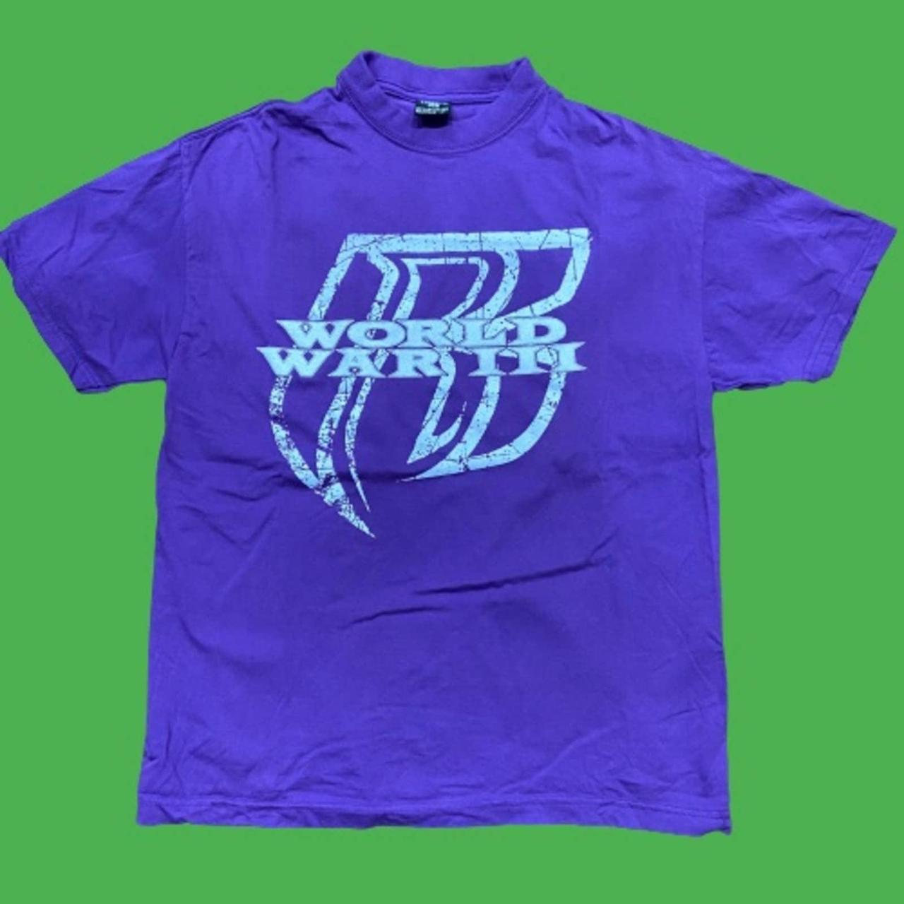 Ruff Ryders Y2K World War III Purple White T-Shirt | Depop
