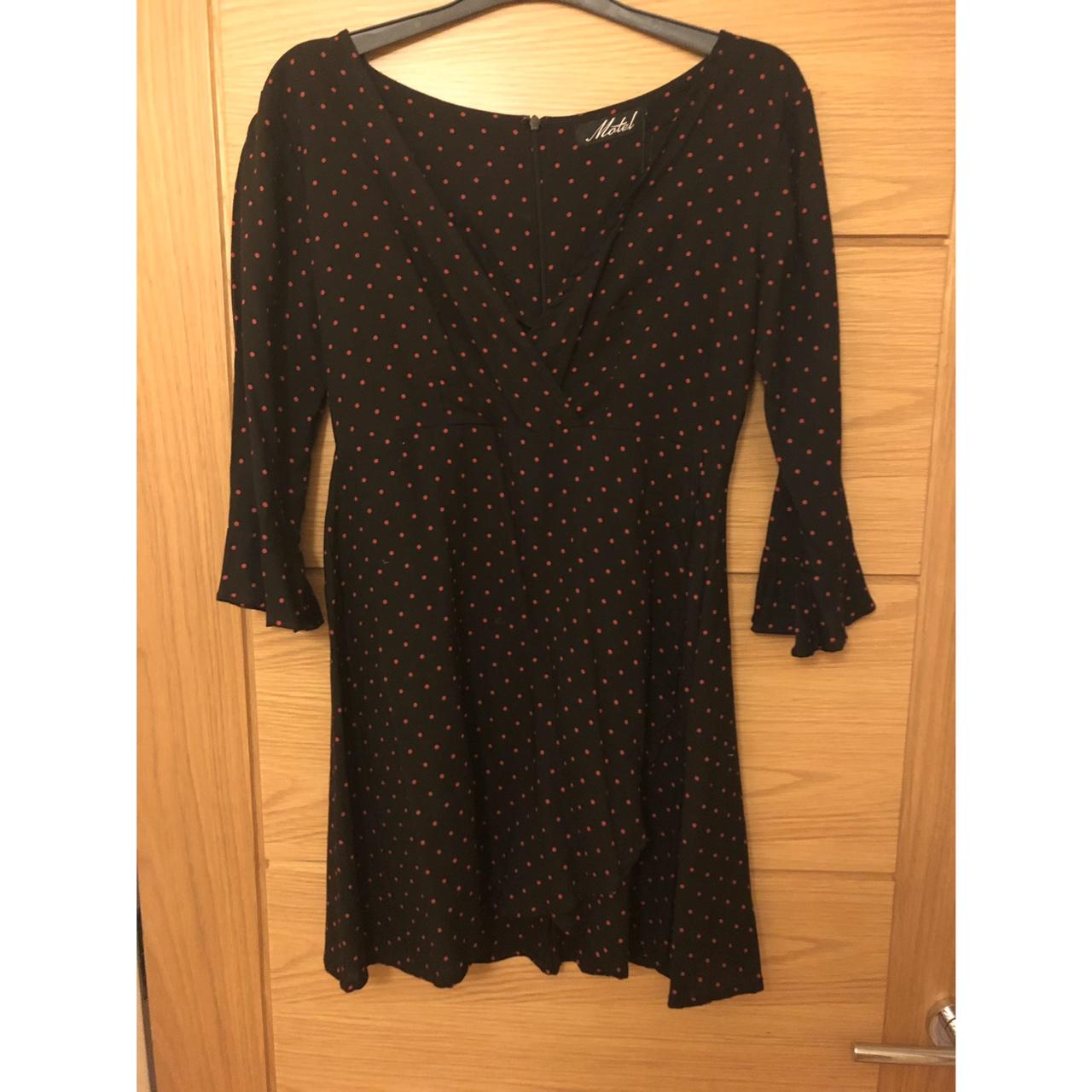 Motel rocks black and red polka dot Depop