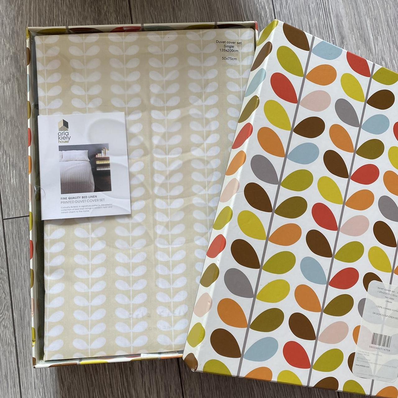 Orla kiely fine quality bed linen printed duvet... Depop