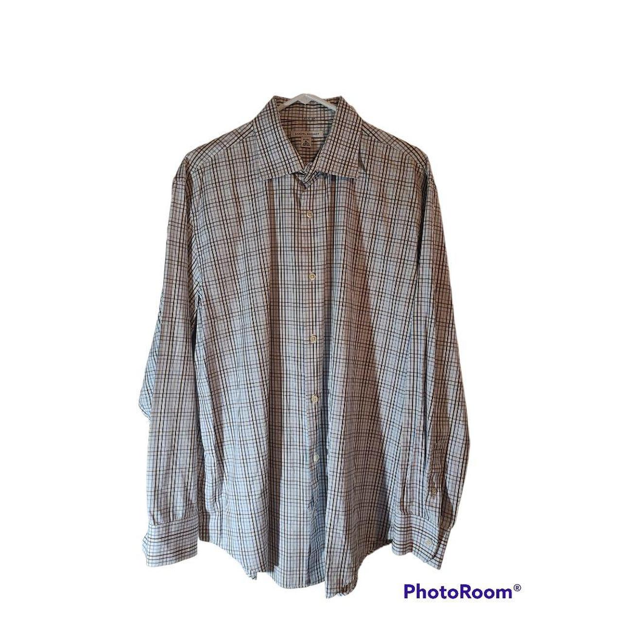 EUC 100% cotton button up dress shirt in size xl... - Depop