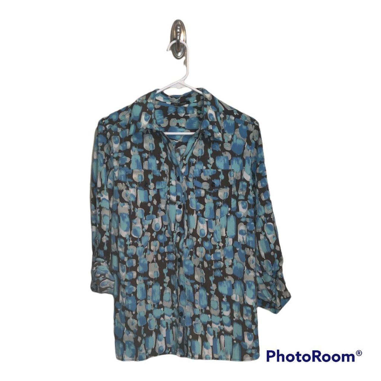 Product Image 1 - This is a blue, black,