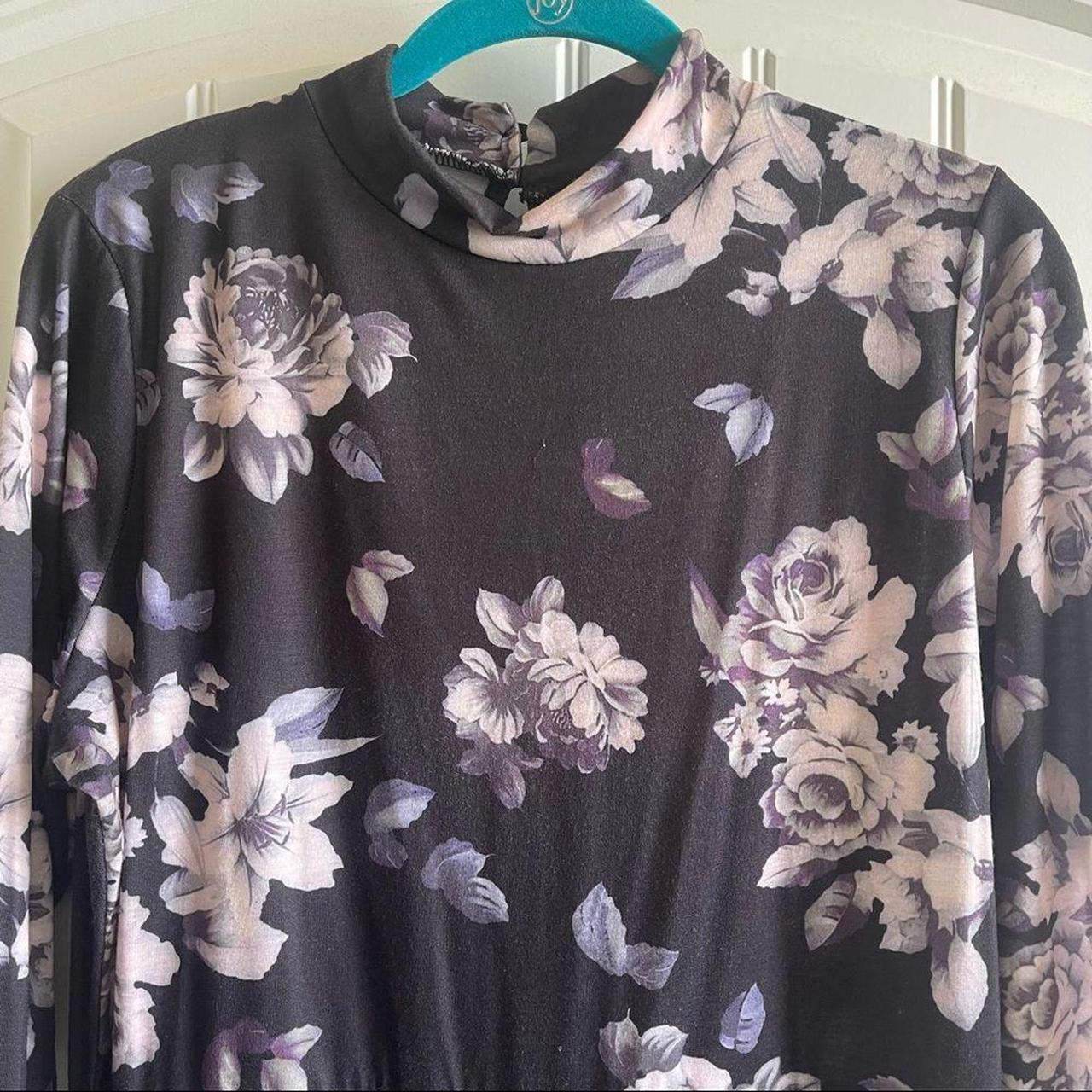 Product Image 3 - Boohoo Black High Neck Floral