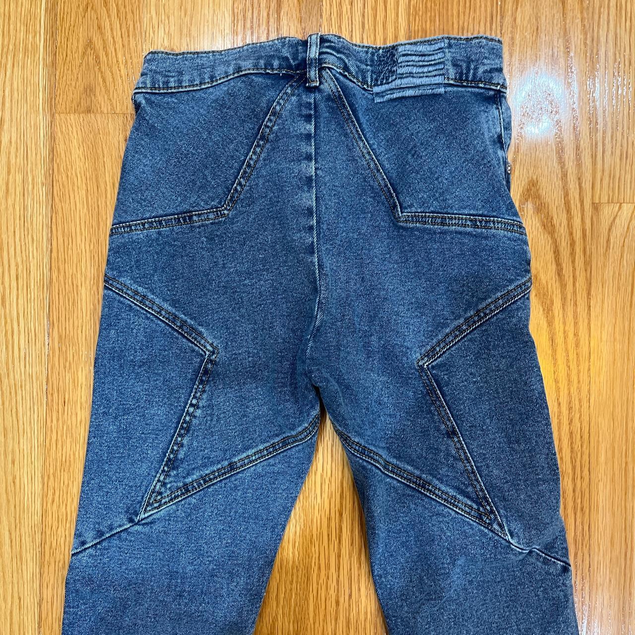Revice jeans. star stitching on the back. Size 26.... - Depop