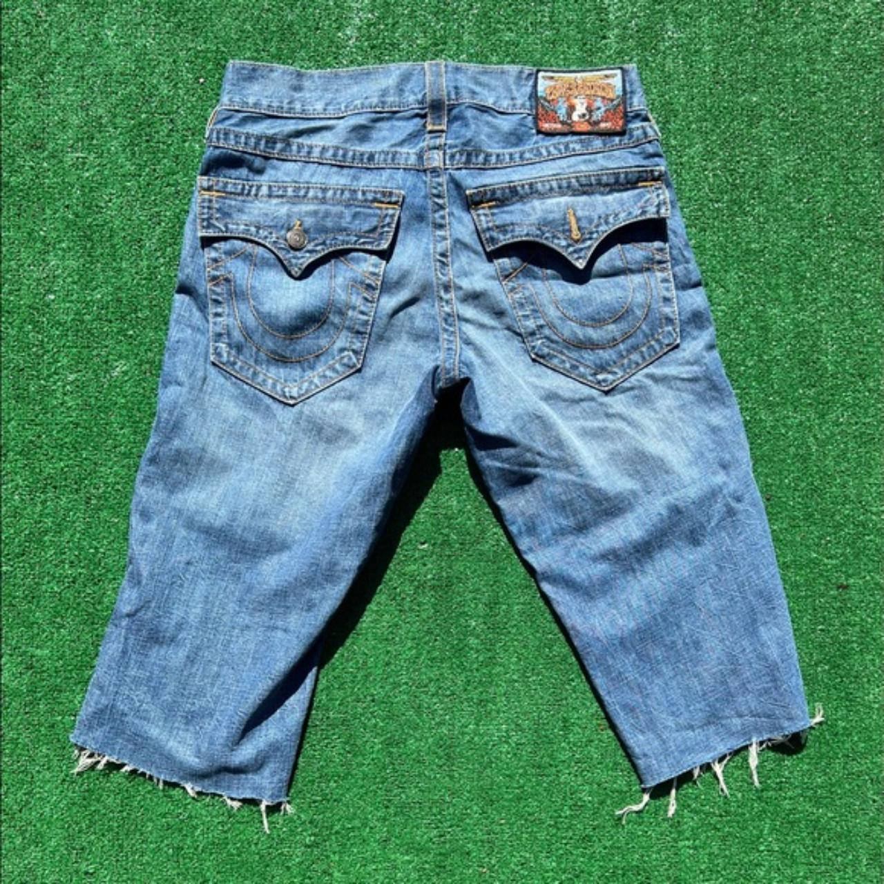 True Religion Men's Blue Jeans Depop